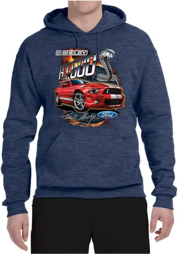Vista 45 de Wild Bobby Shelby GT500 Cobra - Sudadera con capucha con diseño oficial de Ford Motors Cars and Trucks