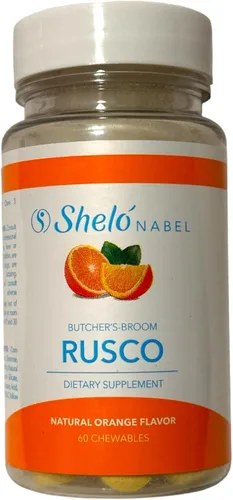 Vista 2 de Sheló NABEL Rusco Tabletas Masticables Disminuye Varices desinflama hemorroides Carniceros Escoba