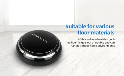 Vista 3 de Robot aspirador, asistente automático de limpieza del hogar, evitación automática de obstáculos, eliminación eficiente del polvo.