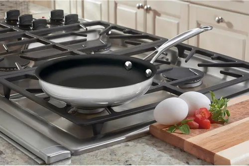 Vista 2 de Cuisinart Chef's Classic - Sartén antiadherente de acero inoxidable de 8 pulgadas diseñada con PURELYCERAMIC™, 722C-20NS