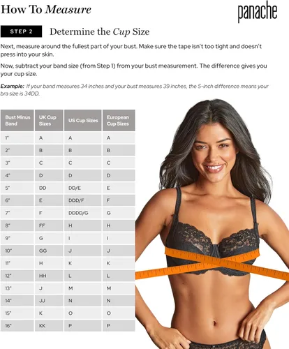 Vista 6 de Panache Sujetador deportivo de alto impacto con aros para mujer