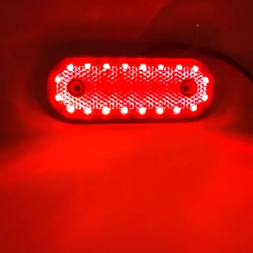 Vista 8 de 4 luces de marcador de remolque impermeables de 24 V 4 LED para remolque, luz indicadora de espacio montada en superficie, lámpara indicadora