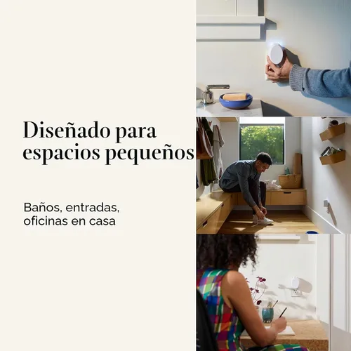 Vista 3 de Pura Mini Difusor de Fragancia Inteligente para Espacios Pequeños Dispositivo Inteligente Ajustable para el Hogar con Luz LED y Detección Automática