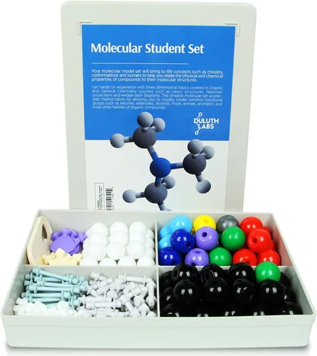 Vista 6 de Conjunto de estudiante de química orgánica molecular modelo – configuraciones y orbitales