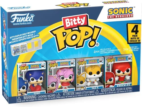 Vista 2 de Funko Bitty POP! Paquete de 4: Sonic the Hedgehog - Sonic