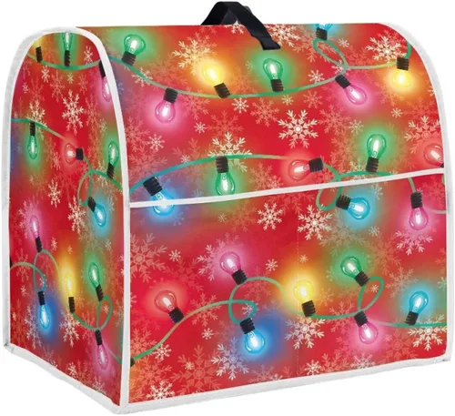 Vista 28 de Funda para batidora de Navidad para Kitchen Aid de 4.5 a 5 cuartos de galón, cubiertas antipolvo para electrodomésticos pequeños de hombre de Un