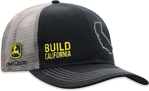 Vista 2 de John Deere Build State Pride - Gorra negra y gris, Amarillo, gris