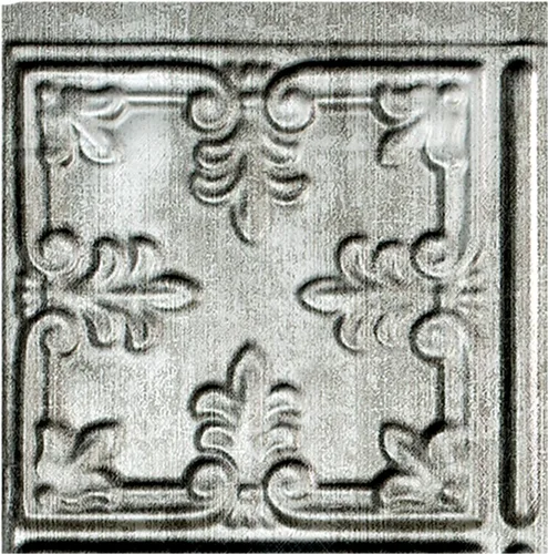 Vista 8 de FASÄDE Panel decorativo para salpicaduras de vinilo de estilo tradicional / patrón 10 en bronce antiguo (muestra de 6 x 6 pulgadas)