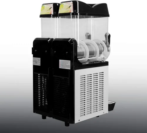 Vista 7 de Máquina comercial de granizado de hielo,Máquina de fabricación de bebidas congeladas,Enfriamiento Slushie que hace la máquina,Equipo de tienda