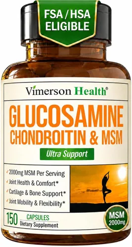 Vista 9 de Suplemento de Glucosamina Condroitina MSM – Suplementos Avanzados para Articulaciones para Hombres y Mujeres con Sulfato de Glucosamina 1000mg