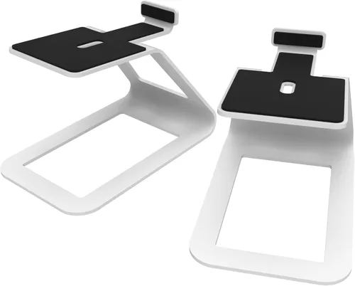 Vista 13 de Kanto SE2 Soportes elevados para altavoces de escritorio para altavoces pequeños - 2 unidades (negro)
