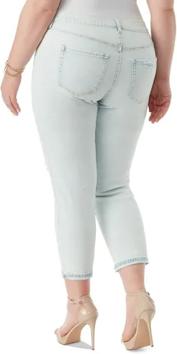 Vista 2 de Jessica Simpson Jeans Mika de tiro medio con cinco bolsillos para mujer Plus