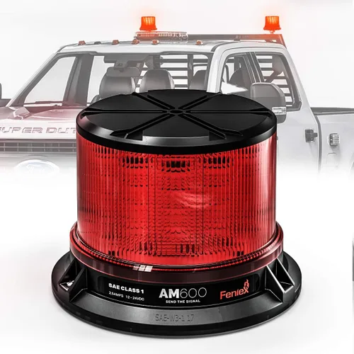 Vista 2 de Feniex AM600 Baliza LED de alta intensidad, SAE Clase 1 (Ambar)