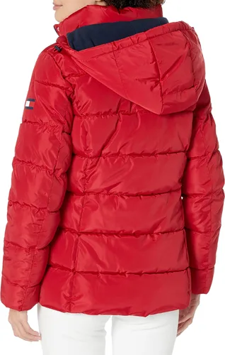 Vista 2 de Tommy Hilfiger Chaqueta acolchada corta con cremallera para mujer