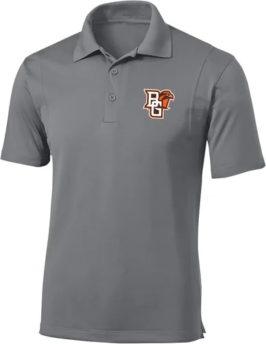 Vista 130 de Polo atlético de micro piqué NCAA para hombre Prime con cuello propio