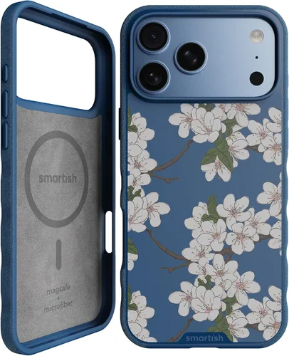 Vista 108 de Smartish iPhone 11 Pro Max Slim MagSafe, Gripmunk, agarre magnético delgado Asunto de corbata negra (MagSafe)