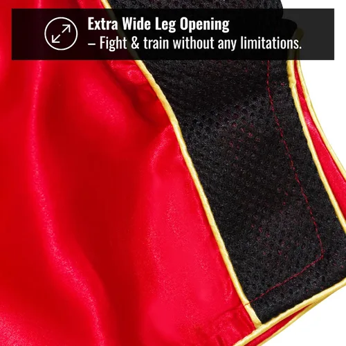 Vista 5 de Pantalones cortos clásicos de Muay Thai para hombres y mujeres, boxeo, kickboxing, alto grado, artes marciales mixtas, ropa de entrenamiento