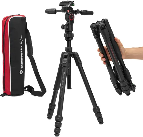 Vista 14 de Manfrotto Befree - Kit de trípode avanzado de 3 vías, trípode y cabezal