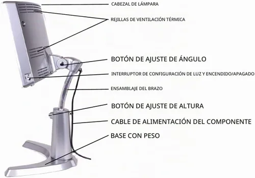 Vista 5 de Luz de día clásica de Carex Health Brands., CCFDL93011, CCFDL93011, 1, 1