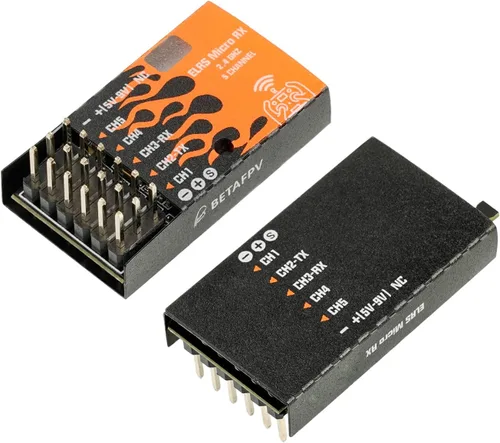 Vista 6 de BETAFPV ExpressLRS Micro Receptor Soporte 5 CH PWM Salidas Función a Prueba de Fallos con IPEX MHF T Antena Compatible con Multirotores Helicópteros