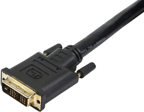 Vista 2 de Monoprice Cable adaptador HDMI a DVI de alta velocidad 22AWG CL2 de 25 pies - Negro