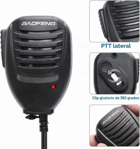 Vista 3 de Baofeng BF-S112, radio con bocina bidireccional