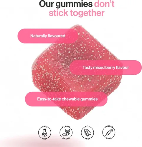 Vista 8 de kindnature Vitamina B2 Riboflavina 400 mg y gomitas de potasio para adultos y niños - Suplemento de potasio 500 mg y riboflavina 400 mg gomitas