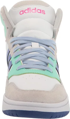 Vista 2 de adidas Hoops 3.0 Mid - Tenis de baloncesto para hombre, White-team Royal Blue-gum