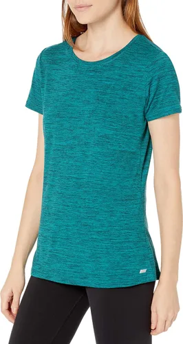 Vista 62 de Amazon Essentials Camiseta de manga corta con cuello redondo para mujer, de secado rápido, para entrenamiento, gimnasio, paquete múltiple