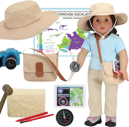 Vista 6 de Sophia's Smithsonian STEM Career Collection Astronauta Space Suit and Lunar Accessories Set
