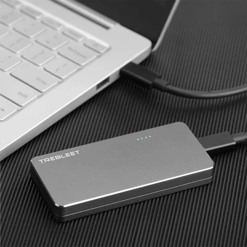Vista 2 de Carcasa USB 4 SSD compatible con Thunderbolt 3, Thunderbolt 4, 40Gbps a NVME M.2 2280, compatible con la nueva CPU M1