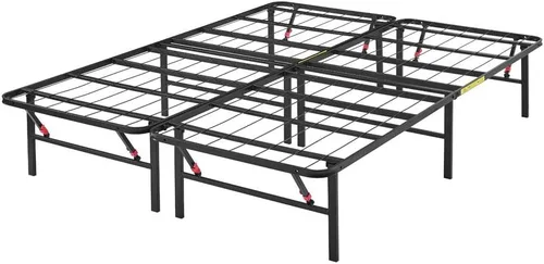 Vista 7 de Amazon Basics Base de cama de metal, plataforma no plegable, fácil montaje, individual, 39 pulgadas de ancho x 75 pulgadas de largo x 14 pulgadas