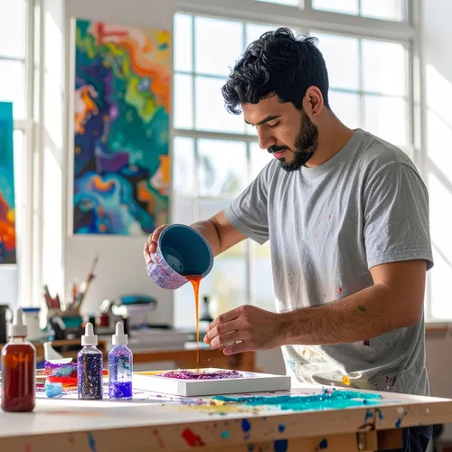 Vista 8 de Custom Shop Vasos para mezclar pintura, 64 onzas (caja de 100) – Vasos medidores de plástico para líquidos, pintura automotriz, resina epoxi, arte