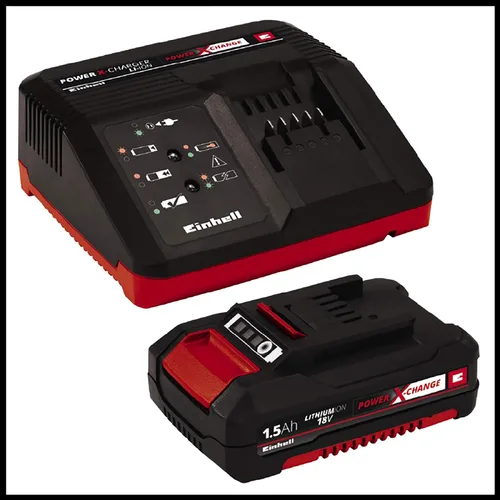 Vista 4 de Einhell TE-CD - Kit de taladro de taller Power X-Change de 18/2 Li de 18 voltios, 3/8 pulgadas (con batería de 1.5 Ah + cargador)
