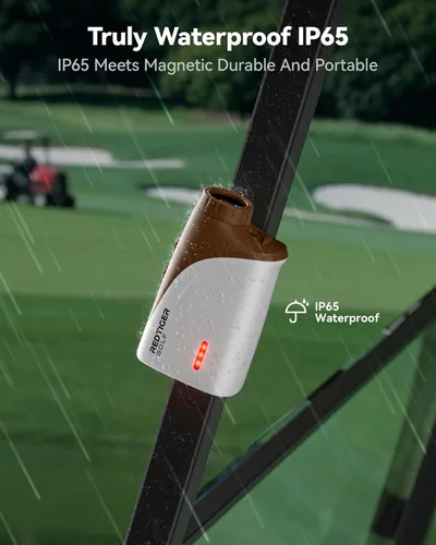 Vista 4 de REDTIGER Mini 1200-Yard Golf Range Finder with Slope & Pin-Lock Vibration IP65 Water Resistant, Magnetic Mount, 7X Magnification, Rechargeable