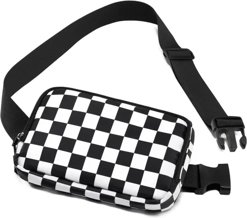 Vista 8 de Riñonera, bolsa para cinturón, correa ajustable ajustable de 40 pulgadas, para mujeres y hombres
