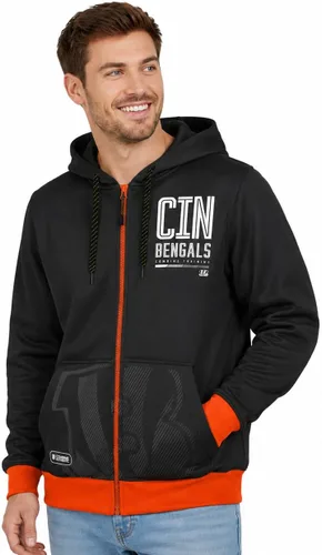 Vista 19 de Outerstuff NFL - Sudadera con capucha para hombre con cremallera completa en colores del