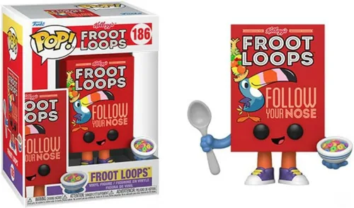 Vista 7 de POP Ad Icons: Kelloggs – [Froot] Loops Cereal Box Funko Figura de vinilo (paquete con funda protectora de caja compatible)
