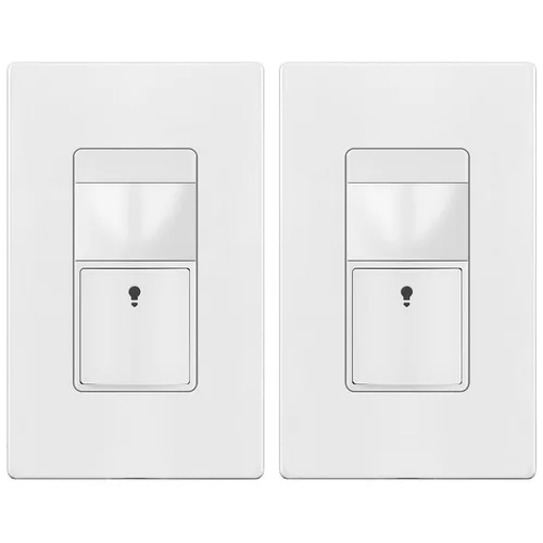 Vista 9 de TOPGREENER Interruptor de sensor de movimiento PIR, detector de nivel de luz ambiental, no requiere neutro, 5A, 150W LED/CFL, 1/6 HP, modos