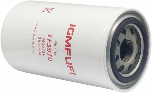 Vista 2 de Reemplazo del filtro de aceite LF3970 para motores diésel 3937736, 3937144, B7177, P550428, se adapta a motores diésel QSB5.9L/6.7L, ISB07 6.7L (2).