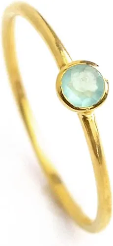 Vista 15 de Anillo pequeño de piedras preciosas apilable, banda de anillo delicada y delgada minimalista, anillo simple apilable de piedra natal