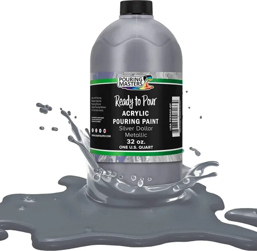 Vista 50 de Pouring Masters - Pintura acrílica premezclada de 8 onzas líquidas listas para verter, oro de 24 quilates, suministros de arte fluido para lienzo