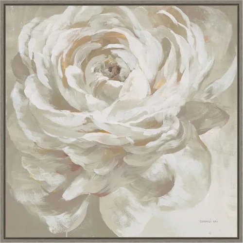 Vista 12 de Amanti Art Lienzo enmarcado para pared, 16 x 16 pulgadas, rosa neutra de Danhui Nai, lienzo enmarcado para pared, obras de arte de flores