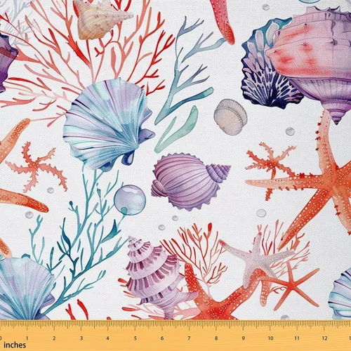 Vista 12 de Koi Fish - Tela de tapicería para sillas, tela tradicional japonesa para exteriores, tela decorativa con estampado de hojas de loto Botanicla