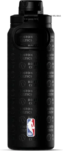 Vista 2 de Hydrapeak x NBA Botella de agua activa con licencia oficial Boston Celtics de 26 onzas con tapa chug y asa, reutilizable, acero inoxidable, doble