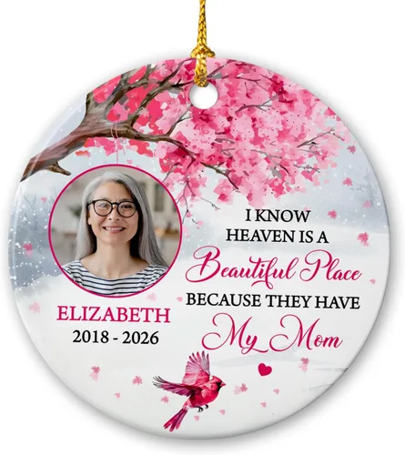 Vista 14 de Adorno personalizado de aniversario de boda para Mr & Mrs Married, 45 aniversario Grow Old Along with Me The Best is Yet to Be Ornament, adornos
