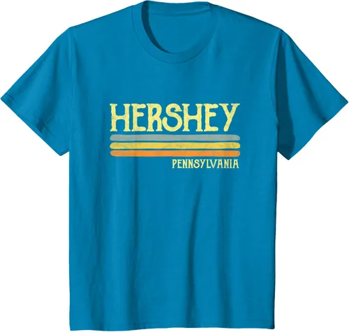 Vista 51 de Camiseta vintage de regalo de recuerdo de Hershey Pennsylvania PA, Negro, S