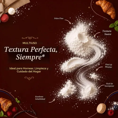 Vista 7 de Vitamatic Bicarbonato de sodio 5 lb (2,27 kg) - Polvo de bicarbonato de sodio - Multiuso para hornear, limpieza y cuidado en el hogar - Sin OMG, sin