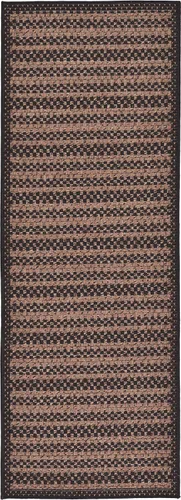 Vista 22 de Unique Loom - Tapete para exteriores de la colección Border, cuadriculado (2.2 pies x 3.1 pies, rectangular, color marrón/negro)