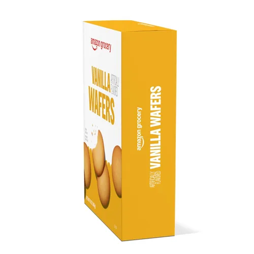 Vista 5 de Amazon Grocery, Obleas de vainilla, 12 onzas (anteriormente Happy Belly, el embalaje puede variar)